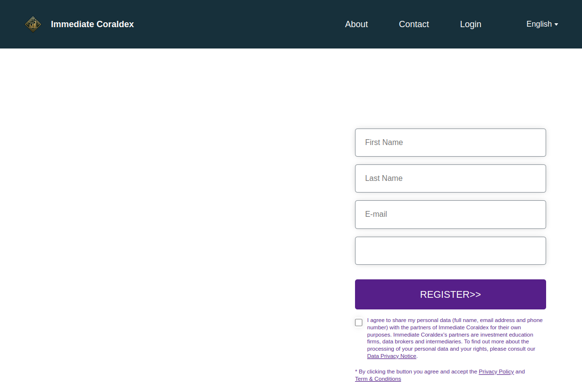 immediate-coraldex.com |  Scam or not – Trace lost money